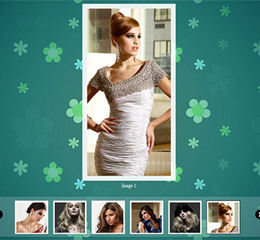 幻灯片版淡蓝色风格相册